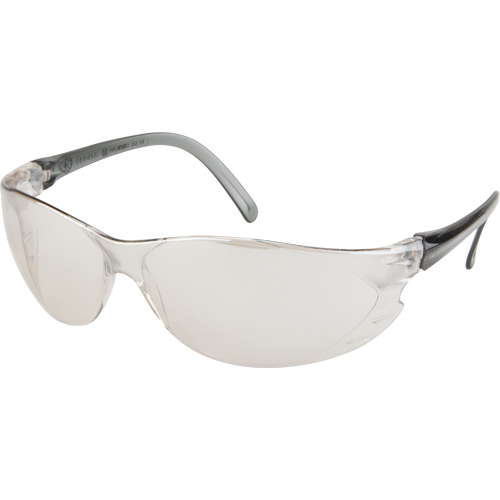 Twister Series Safety Glasses, Indoor/Outdoor Mirror Lens, Anti-Scratch, ANSI Z87+/Meets/Exceeds CSA Z94.3 MAS Chibougamau