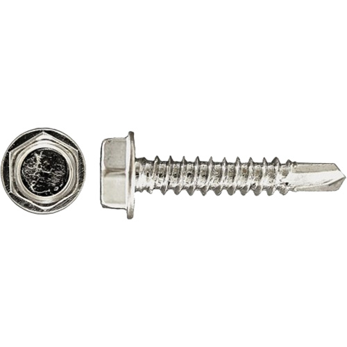 Vis taraud&eacute;es hex HD Drill-X 100 mcx, #12 dia., 1-1/4" lo, Zingu&eacute; MAS Chibougamau