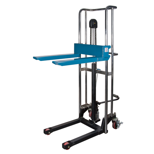 Hydraulic Platform Lift Stacker, Foot Pump Operated, 880 lbs. Capacity, 60" Max Lift MAS Chibougamau