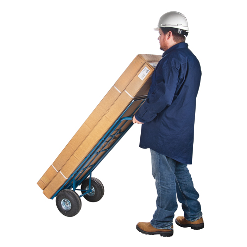 Load Retention Hand Truck, Dual Handle, Steel, 53" Height, 600 lbs. Capacity MAS Chibougamau