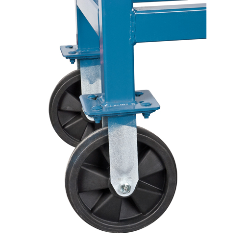 Chariots &agrave; plateforme sur&eacute;lev&eacute;e, 48" lo x 24" la x Capacit&eacute; 2000 lb, Roues en Nylon MAS Chibougamau