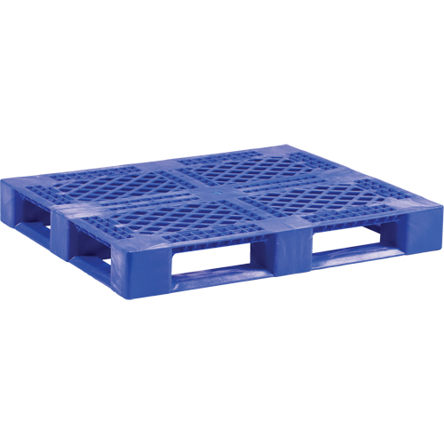 Palette en plastique pour usage moyen de qualit&eacute; alimentaire, 48" lo x 40" la x 6-1/10" h, Acc&egrave;s Quatre c&ocirc;t&eacute;s MAS Chibougamau