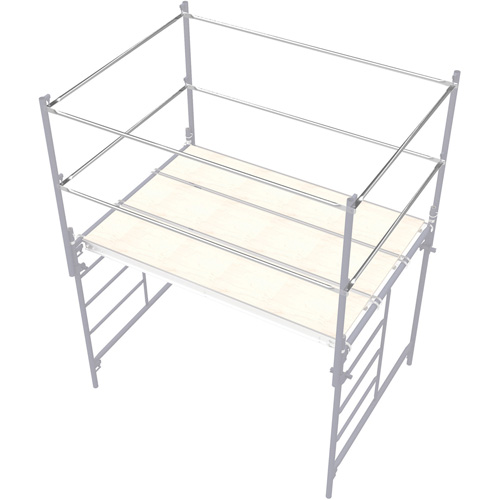 Accessoires pour &eacute;chafaudage - Barre de retenue, Barre de retenue, 2" la x 120" h MAS Chibougamau