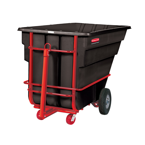 Chariot basculeur en acier, Poly&eacute;thyl&egrave;ne, 1-1/2 vg³, Capacit&eacute; de charge de 2100 lb MAS Chibougamau