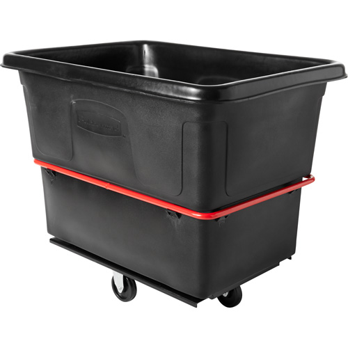 Chariot cubique utilitaire &agrave; usage intensif, Plastique recycl&eacute; noir, 48-1/4" lo x 34-1/8" la x 37-7/8" h, Volume 20 pi³, Capacit&eacute; 1200 lb MAS Chibougamau
