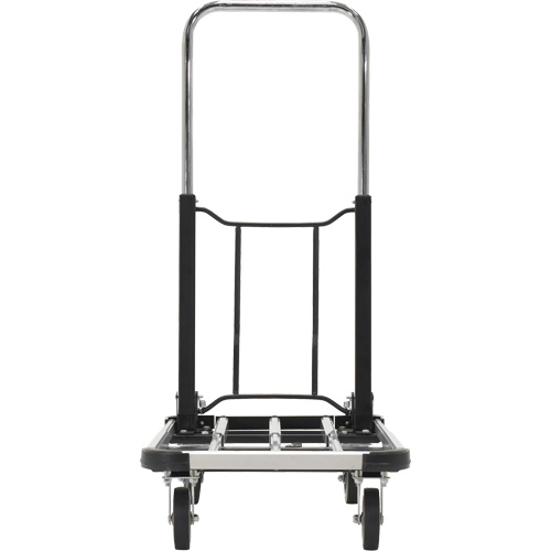 Chariot &agrave; plateforme repliable, Acier inoxydable, 300 lb, 28" lo x 16" la, Hauteur 33-1/2" MAS Chibougamau