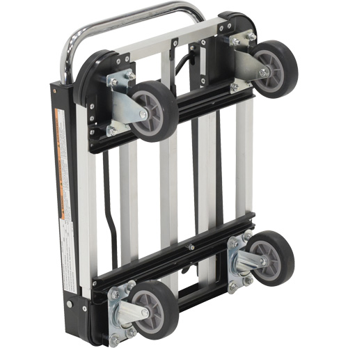 Chariot &agrave; plateforme repliable, Acier inoxydable, 300 lb, 28" lo x 16" la, Hauteur 33-1/2" MAS Chibougamau