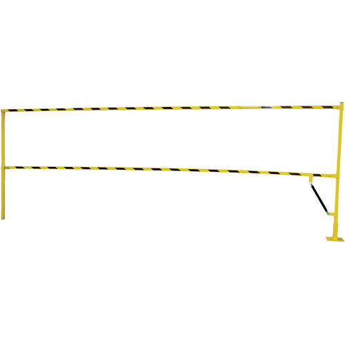 Barri&egrave;re &agrave; bascule de s&eacute;curit&eacute;, Simple, 6' lo x 42-5/8" h d&eacute;ploy&eacute; MAS Chibougamau