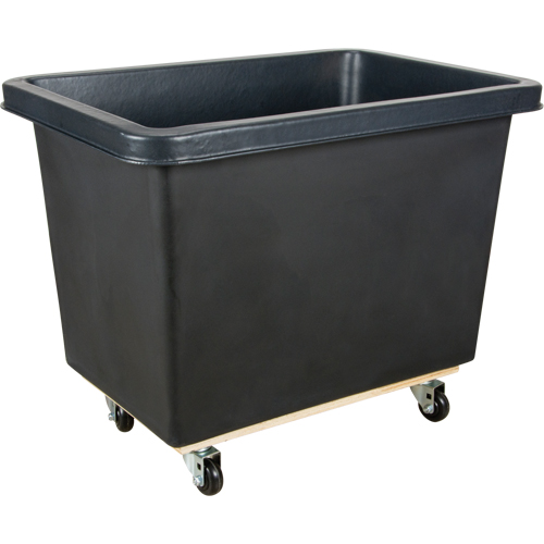 Tapered Wall Box Truck, Polyethylene, 37" L x 26" W x 30" H, 9 cu. ft. Volume, 500 lbs. Capacity MAS Chibougamau