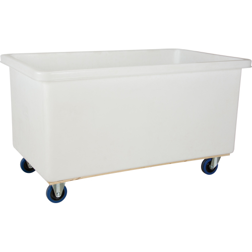 Straight Wall Box Truck, White Polyethylene, 57" L x 34" W x 33" H, 22 cu. ft. Volume, 600 lbs. Capacity MAS Chibougamau