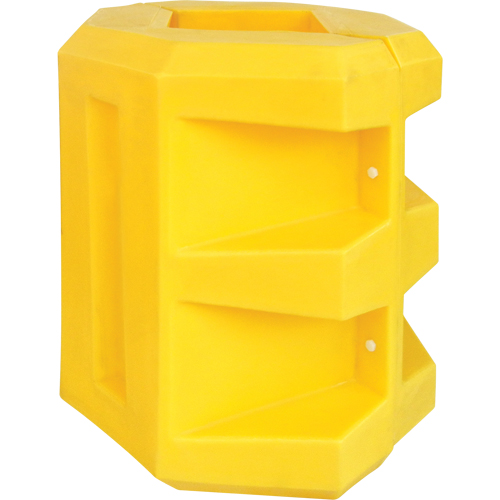 Protecteur de colonne courte, Ouverture int&eacute;rieure 12" x 12", 24" lo x 24" la x 24" h, Jaune MAS Chibougamau