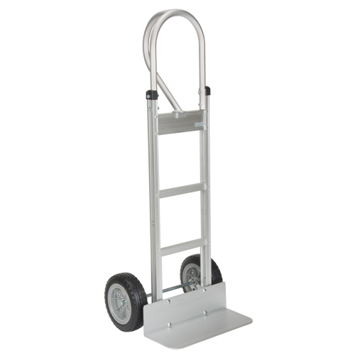 Knocked Down Hand Truck, P-Handle Handle, Aluminum, 52-1/8" Height, 500 lbs. Capacity MAS Chibougamau