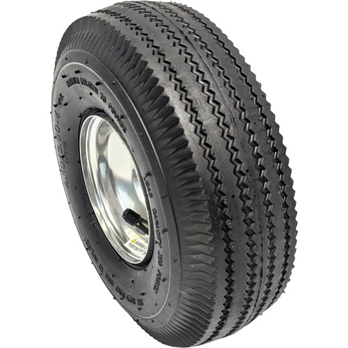 Replacement Pneumatic Tire for Hand Truck, 10" (254 mm), 350 lbs. Capacity MAS Chibougamau