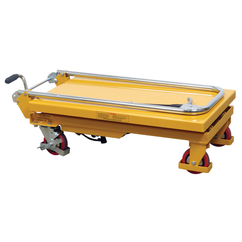 Hydraulic Scissor Lift Table, 17.75" L x 27.5" W/27-1/2" L x 17-3/4" W, Steel, 330 lbs. Capacity MAS Chibougamau