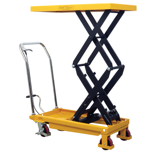 Hydraulic Scissor Lift Table, 19.5" L x 35.5" W/35-1/2" L x 19-1/2" W, Steel, 770 lbs. Capacity MAS Chibougamau