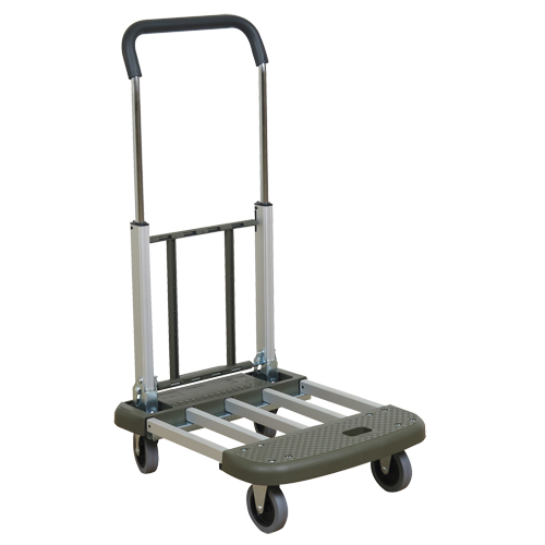 Telefolding Platform Truck, Aluminum, 330 lbs., 29-1/2" L x 17-1/2" W, 36-1/2" High MAS Chibougamau