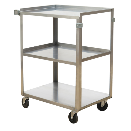 Chariots &agrave; tablette, 3 Tiers, 15-1/2" la x 32-1/8" h x 24" p, Capacit&eacute; 300 lb MAS Chibougamau