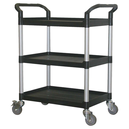 Utility Cart, 3 Tiers, 33-1/2" x 39-3/8" x 19", 300 lbs Capacity MAS Chibougamau