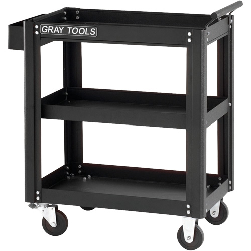 Utility Cart, 19-1/4" L x 27-1/2" W x 32-3/4" H, Grey MAS Chibougamau