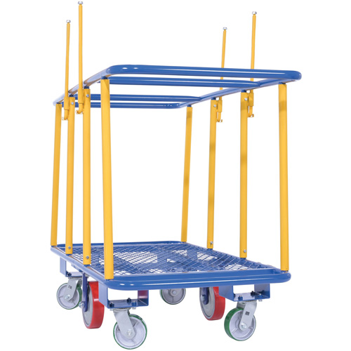 Chariot horizontal pour panneaux, 63-7/16" x 28-1/2" x 40-15/16", Capacit&eacute; 2000 lb MAS Chibougamau