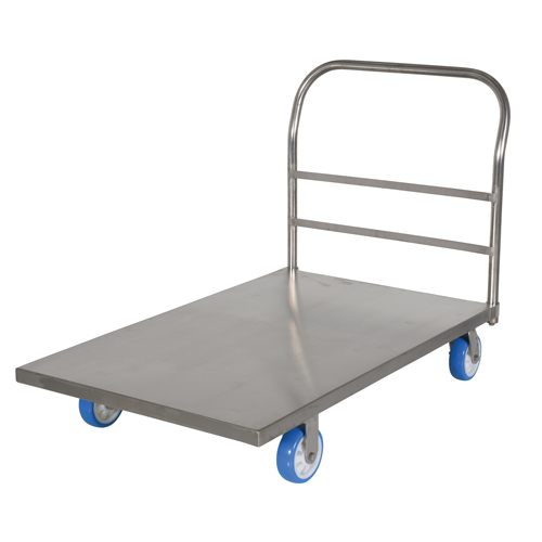 Platform Truck, 48" L x 30" W, 2000 lbs. Capacity, Polyurethane Casters MAS Chibougamau