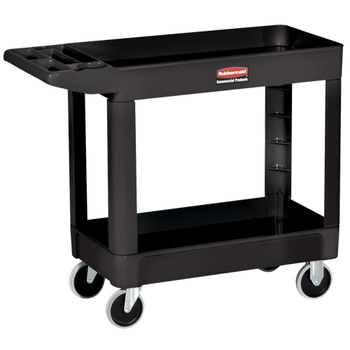 Heavy-Duty Utility Cart - 4520-89, 2 Tiers, 25-7/8" x 33-1/4" x 45-1/4", 500 lbs. Capacity MAS Chibougamau