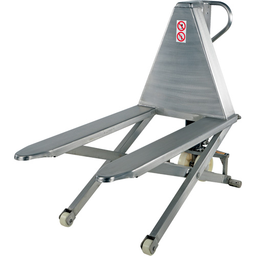 Pallet Lift Table, 45" L x 26-3/4" W, Stainless Steel, 2000 lbs. Capacity MAS Chibougamau