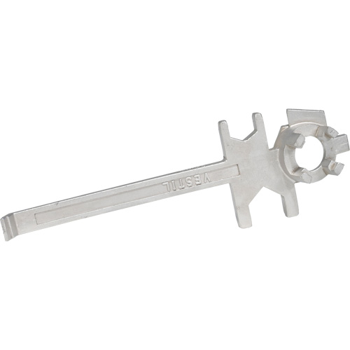 Drum Wrench, 3/4"/2" Opening, 9-1/2" Handle, Stainless Steel MAS Chibougamau