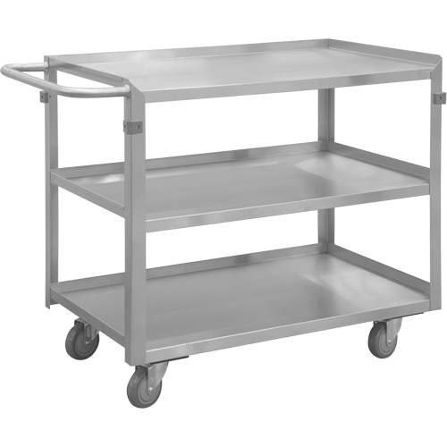 Chariot avec tablettes de calibre industriel, 3 Tiers, 22-1/2" la x 34" h x 42-7/16" p, Capacit&eacute; 600 lb MAS Chibougamau