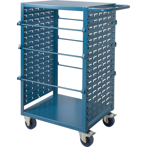 Chariot mobile pour mat&eacute;riaux bobin&eacute;s, Acier, 6 Montants, 21" la x 48" h x 38" p, Capacit&eacute; de 1200 lb MAS Chibougamau