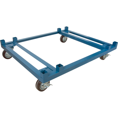 Dolly for Open Mesh Container, 40.5" W x 34-1/2" D x 10" H, 3000 lbs. Capacity MAS Chibougamau