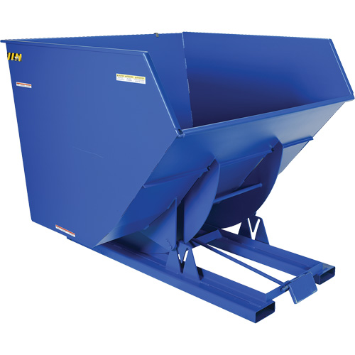 Conteneur autobasculeur, Acier, 4 vg³, Bleu MAS Chibougamau