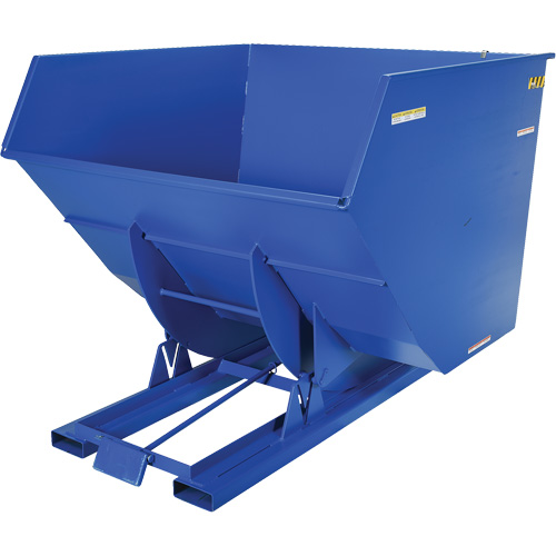 Conteneur autobasculeur, Acier, 4 vg³, Bleu MAS Chibougamau