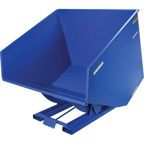 Conteneur autobasculeur, Acier, 4 vg³, Bleu MAS Chibougamau