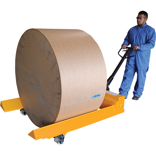 Transpalette pour mat&eacute;riaux en rouleaux, Acier, 48" lo x 7,5" la, Capacit&eacute; 4000 lb MAS Chibougamau