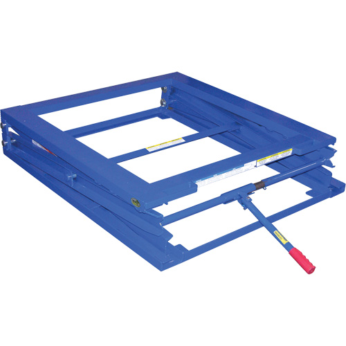 Support de palette ajustable, 42-1/2" lo x 40" la, Capacit&eacute; 5000 lb MAS Chibougamau