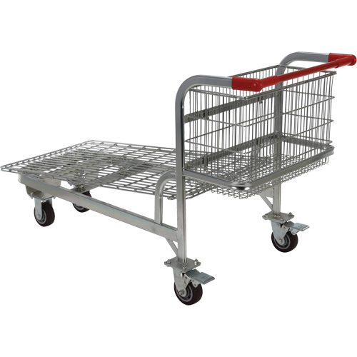 Chariot en treillis emboîtable, Acier, 28-3/4" x 37-1/16" x 59-5/8", Capacit&eacute; 275 lb MAS Chibougamau