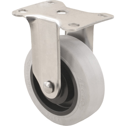 Roulette 2309, Fixe, 4" (101,6 mm), Gris Envirothane, 350 lb (158,8 kg) MAS Chibougamau