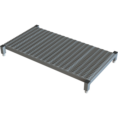 Plateforme de travail en une &eacute;tape &agrave; hauteur r&eacute;glable, 24" la x 48" pr, Capacit&eacute; de 800 lb, Enti&egrave;rement soud&eacute; MAS Chibougamau
