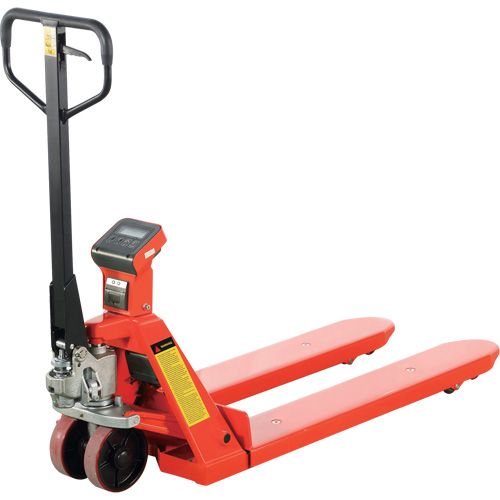 Transpalette avec balance et imprimante thermique Eco, 45" lo x 22,5" la, Capacit&eacute; de 4400 lb MAS Chibougamau
