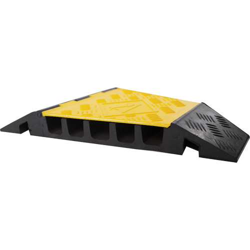 Protecteur de c&acirc;ble tourne-&agrave;-droite robuste Powerhouse, 5 canaux, 12" lo x 19,75" la x 2,25" h MAS Chibougamau