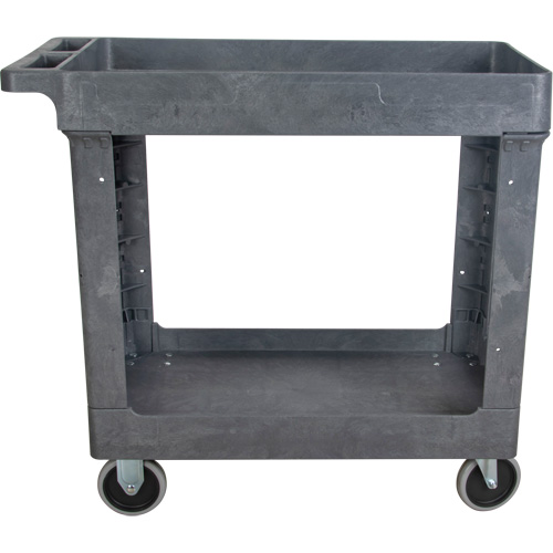 Chariot utilitaire pour l'entretien, 2 tiers, 16-1/2" x 32-1/2" x 34-1/2", Capacit&eacute; 550 lb MAS Chibougamau