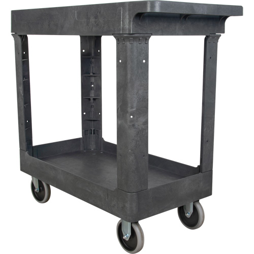Chariot utilitaire pour l'entretien, 2 tiers, 16-1/2" x 32-1/2" x 34-1/2", Capacit&eacute; 550 lb MAS Chibougamau
