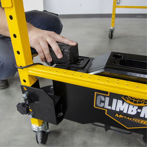 Syst&egrave;me de motorisation pour &eacute;chafaudage Climb-N-Go MAS Chibougamau