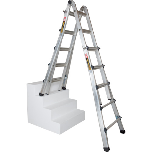 &eacute;chelle t&eacute;lescopique multifonction, Aluminium, 300 lb, CSA calibre 1A MAS Chibougamau