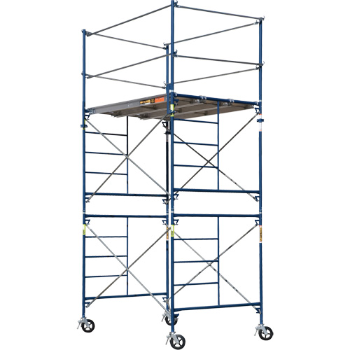 Complete Scaffold Tower with Casters, 69-1/2" D x 178" H MAS Chibougamau