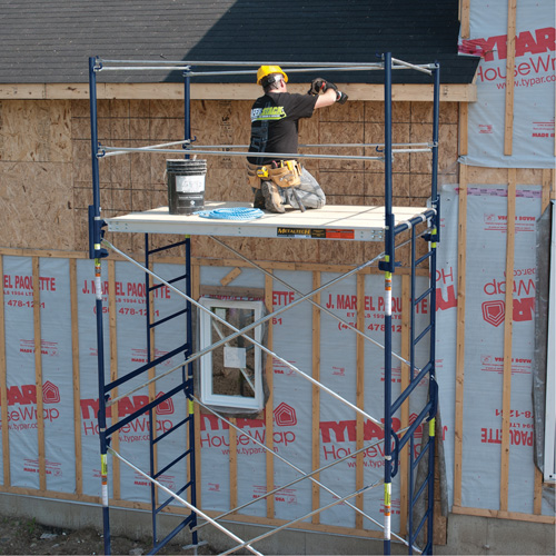 Complete Scaffold Tower with Casters, 69-1/2" D x 178" H MAS Chibougamau