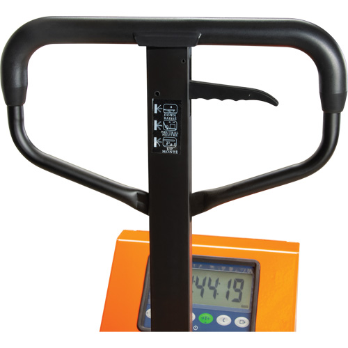 Transpalette &agrave; balance num&eacute;rique, 44,5" lo x 27,75" la, Capacit&eacute; de 4400 lb MAS Chibougamau