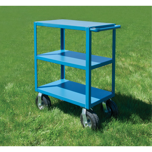 Outdoor Shelf Cart, 3 Tiers, 24" W x 39" H x 39" D, 1200 lbs. Capacity MAS Chibougamau