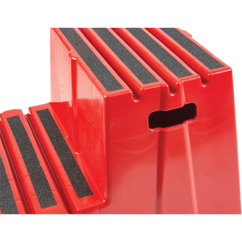 Escabeau industriel, 2 marches, 26" x 22-7/16" x Hauteur 19-11/16" MAS Chibougamau